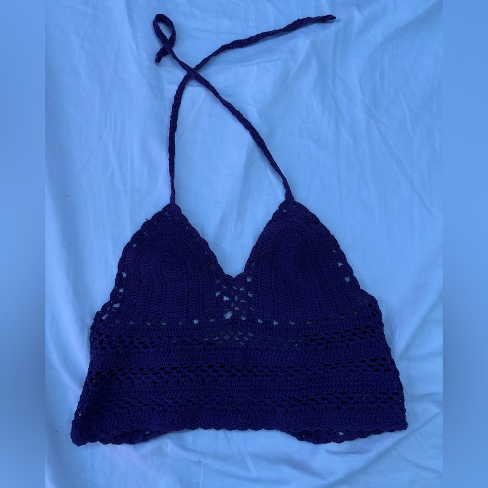 Handmade crochet crop top